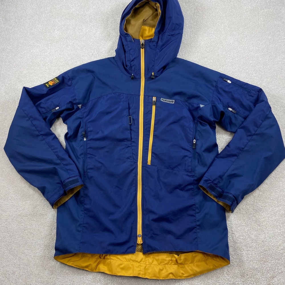 Paramo Enduro Adventure Jacket Mens Small Blue Nikwax Analogy Windproof